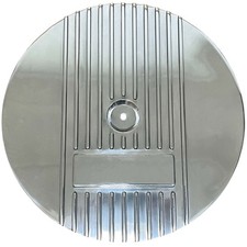 13 Round Polished Air Cleaner Kit - Raised Fin - Custom Engravable - Ansen Usa 13 Round Polished Air Cleaner Kit - Raised Fin - Custom Engravable - Ansen Usa
