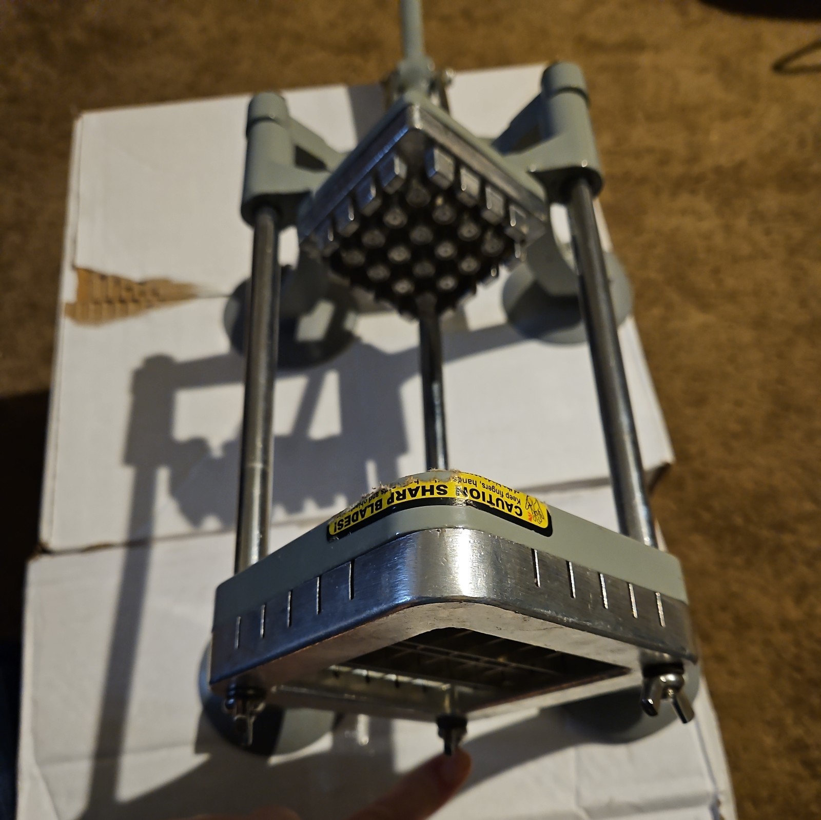 Commercial Restaurant Pub Countertop French Fry Potato Cutter Slicer