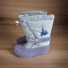 Sorel Disney Frozen II Elsa Big Girls Purple Insulated Winter Snow Boots Size 6