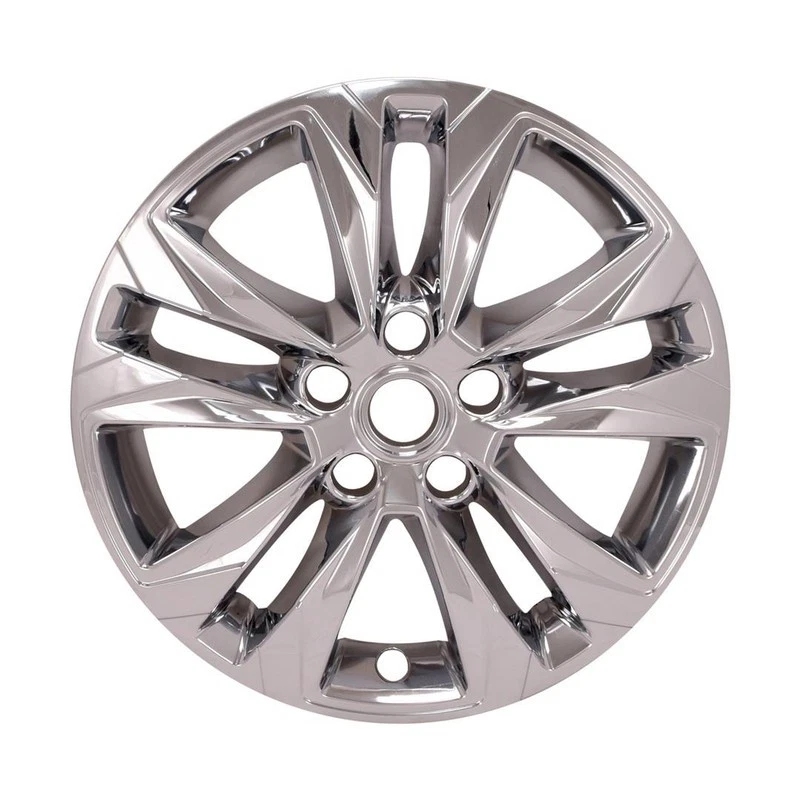 Set of 4 Chrome 17" Impostor Wheel Skins for 17-18 Hyundai Santa Fe Rim Covers - Image 4 of 4