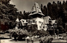 RPPC Casa de Creatie Pelisor Sinaia Romania vintage postcard a275