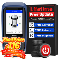 2026 Xtool Tp150 Tpms Ts100 Programming Tool Tire Sensor Relearnresetactivate 2026 Xtool Tp150 Tpms Ts100 Programming Tool Tire Sensor Relearnresetactivate