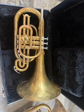 Yamaha YMP201M Marching Mellophone with mouthpiece. Japan