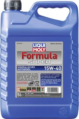 Liqui Moly Motoröl Formula Super 15W-40 Ganzjahresöl 5 L  Motoröl