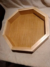 sailors valentine box tiger maple, 12 inches