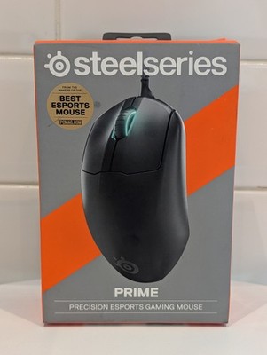SteelSeries Prime Precision Esports Gaming Maus USB Brandneu mit beschädigter Verpackung