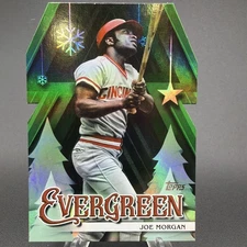 2025 Topps Holiday Joe Morgan Evergreen Reds SP #E-19