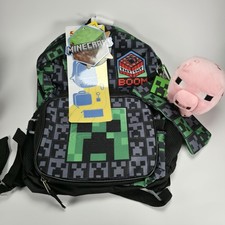 Minecraft 5-Piece Backpack Set Includes Lunch...