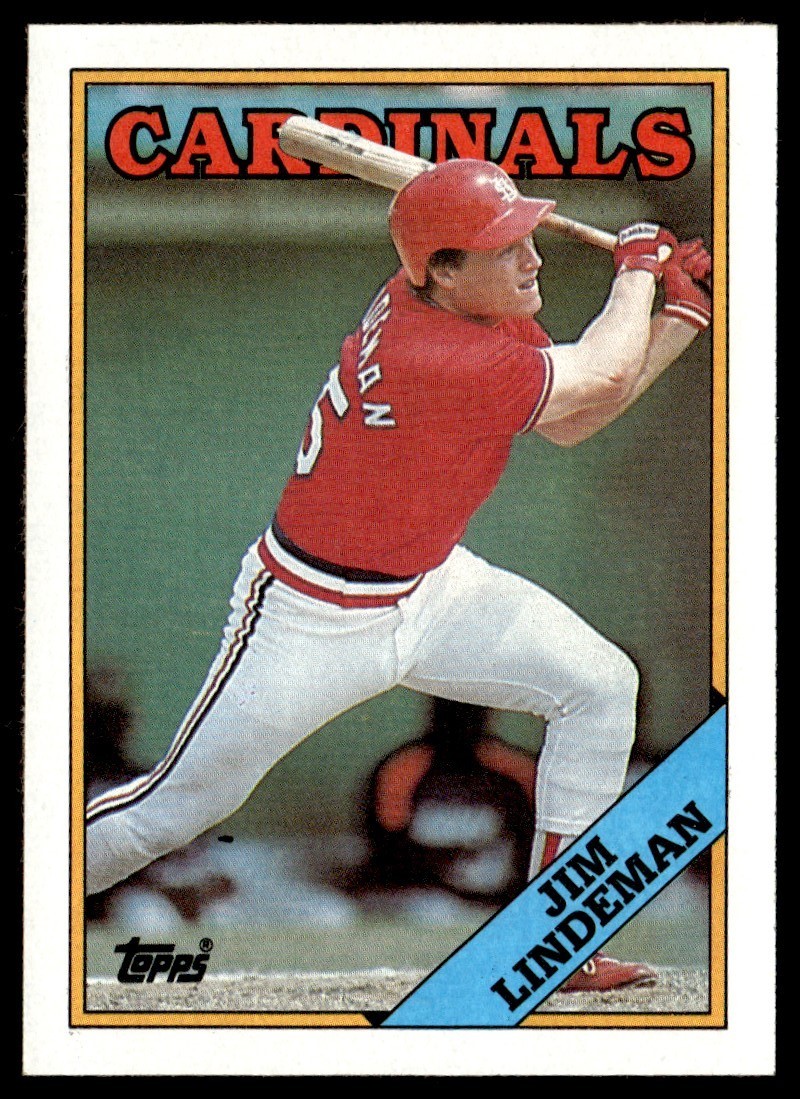 1988 Topps Jim Lindeman St. Louis Cardinals #562