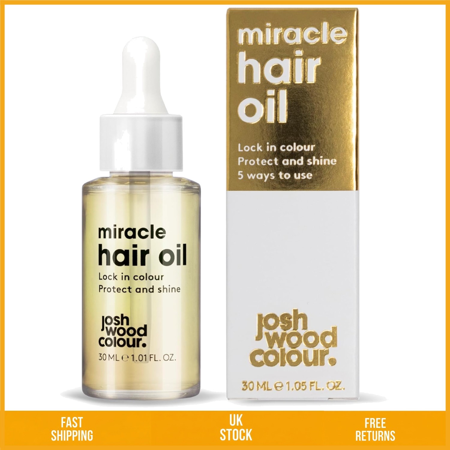 Nourishing Miracle Hair Oil For Colour Protection And Vibrant Shine 30ml 1pk