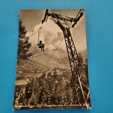 BARDONECCHIA - SEGGIOVIA VERSO IL COLOMION - CARTOLINA  BIANCO E NERO VIAGGIATA