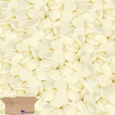 Carlotta's Authentic Confectionery Merckens White Chocolate Wafers 5 Lb. For Bak