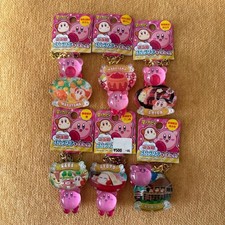 Kirby Local Pukuri Clear Keychain Set of 6 Authentic Collectible Japan Anime
