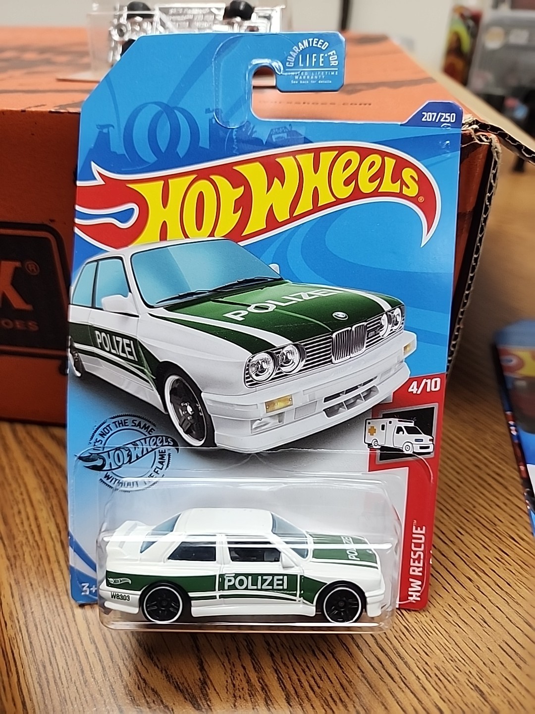 Hot Wheels HW Rescue '92 BMW M3 POLIZEI 2020 New WHITE / GREEN