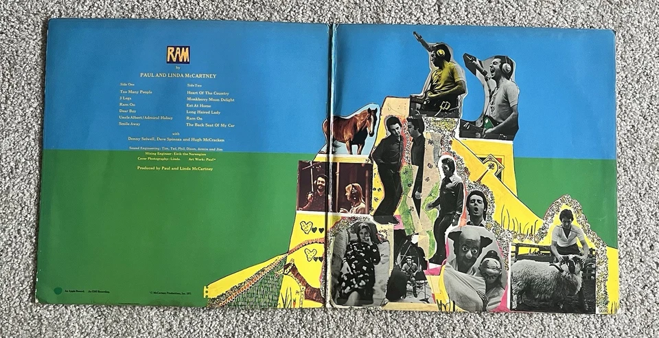 Paul McCartney - RAM - 1st UK Pressing VG+ VINYL  - Image 2 of 4