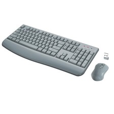 Wireless Keyboard and Mouse Combo, Full-Sized 2.4GHz Wireless Keyboard with Comf
