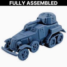 BA-10M fitted tracks , Fully Assembled WWII Soviet Armored Car Miniature