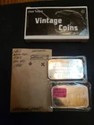 VINTAGE NATIONAL REFINERS 1 OZ .999 FINE SILVER BAR