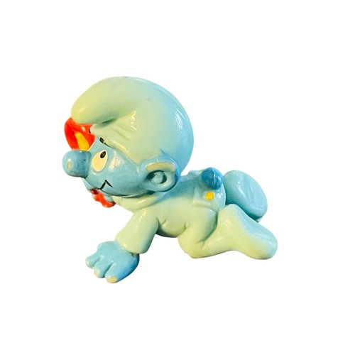 Pitufos 20179 Bebé Pitufo Pijama Blanco Figura De Colección PVC Juguete Estatuilla Años 80 Peyo-S - Imagen 3 de 7
