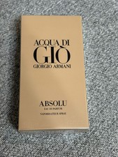 Giorgio Armani Acqua di Gi Absolu Eau de Parfum 4.2 oz Spray /125ml for Men New