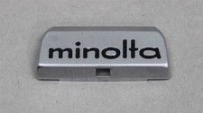 Genuine Vintage MINOLTA SRT FRONT LOGO PLATE Replacement w/Screws