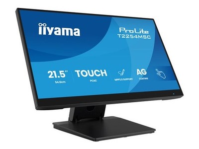 iiyama ProLite LED-Monitor 54,6 cm 21.5 Zoll Touchscreen 1920 x 1080 Full HD