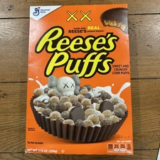 KAWS x Reese’s Puffs Cereal Box 11.5 oz Limited Edition Sealed