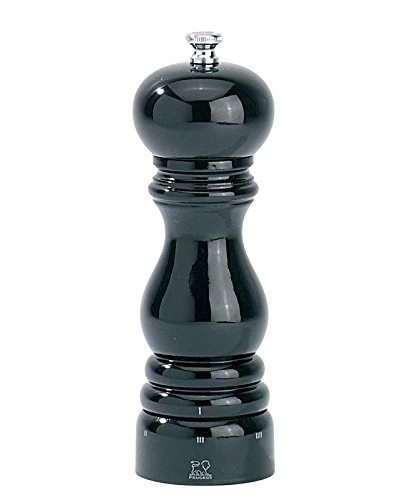 Peugeot 23713 Paris U'Select 7-Inch Salt Mill, Black Lacquer