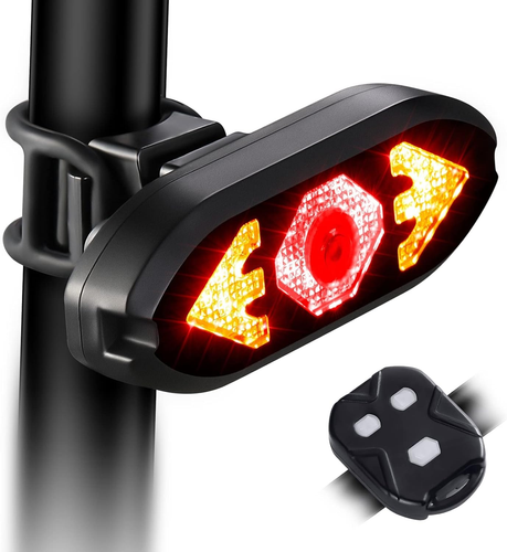 Bike Tail Light-Turn Signals Wireless Remote Control Waterproof Bicycle Rear Lig