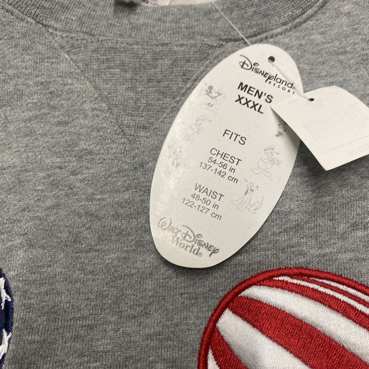 Walt Disney World USA Mickey Mouse Flag Sweatshirt