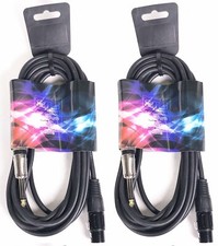 Pack of 2 XQ1615  XLR To Quarter 16GA 15FT