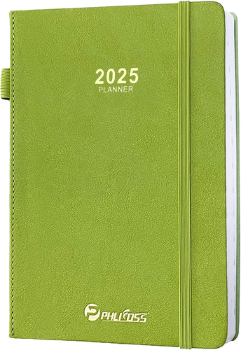 2025 Daily Planner/Calendar, One Page per Day, Daily Monthly Agenda Planner with