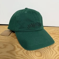 Embroidered Jameson Irish Whiskey Hat Cap Green