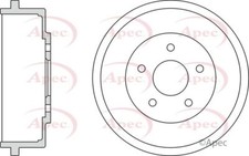 Apec Brake Drum Single Rear 1334975 1361304 4367102 4367103 4455981 DRM9927