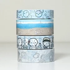 Select - TCMC The Coffee Monsterz Co Nautical Adventures Washi Tape 2024 Q2 Sub