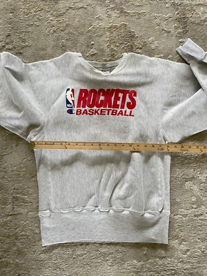Champion / スウェット//ROCKETS/REVERSE WEAVE/90s/グレー/XXL Vintage 90s Champion Reverse Weave Houston Rockets Gray Sweatshirt