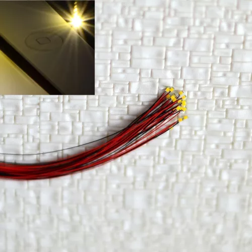 Kit de iluminación LED SMD blanco cálido precableado ##0402 50 un. Micro LED pre-soldados - Imagen 8 de 19