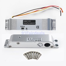 Electric Drop Bolt Door Lock Magnetic Auto Deadbolt for Access Control Metal 12v