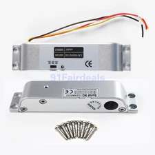 Electric Drop Bolt Door Lock Magnetic Auto Deadbolt for Access Control Metal 12v