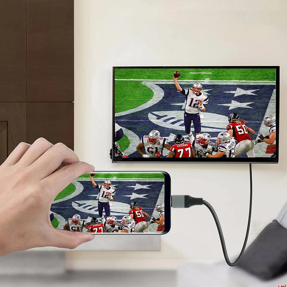 Cable Usb-C 4K HDMI HDTV Ultra HD 2m wiwu - Black - Image 3 of 4