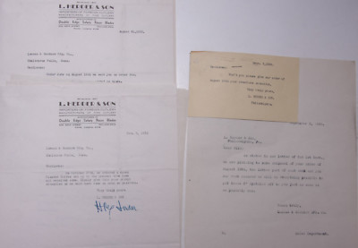 1932 Lamson Goodnow L Herder Son Philadelphia PA Cutlery Ephemera P014J