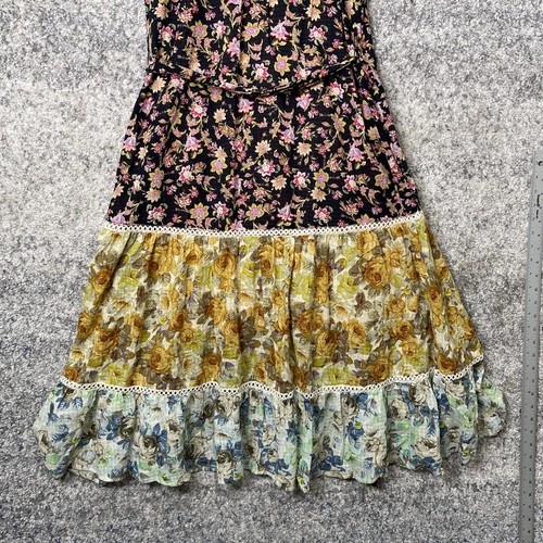 Anthropologie Ruffled Floral Maxi Dress Size Small - Picture 8 of 9