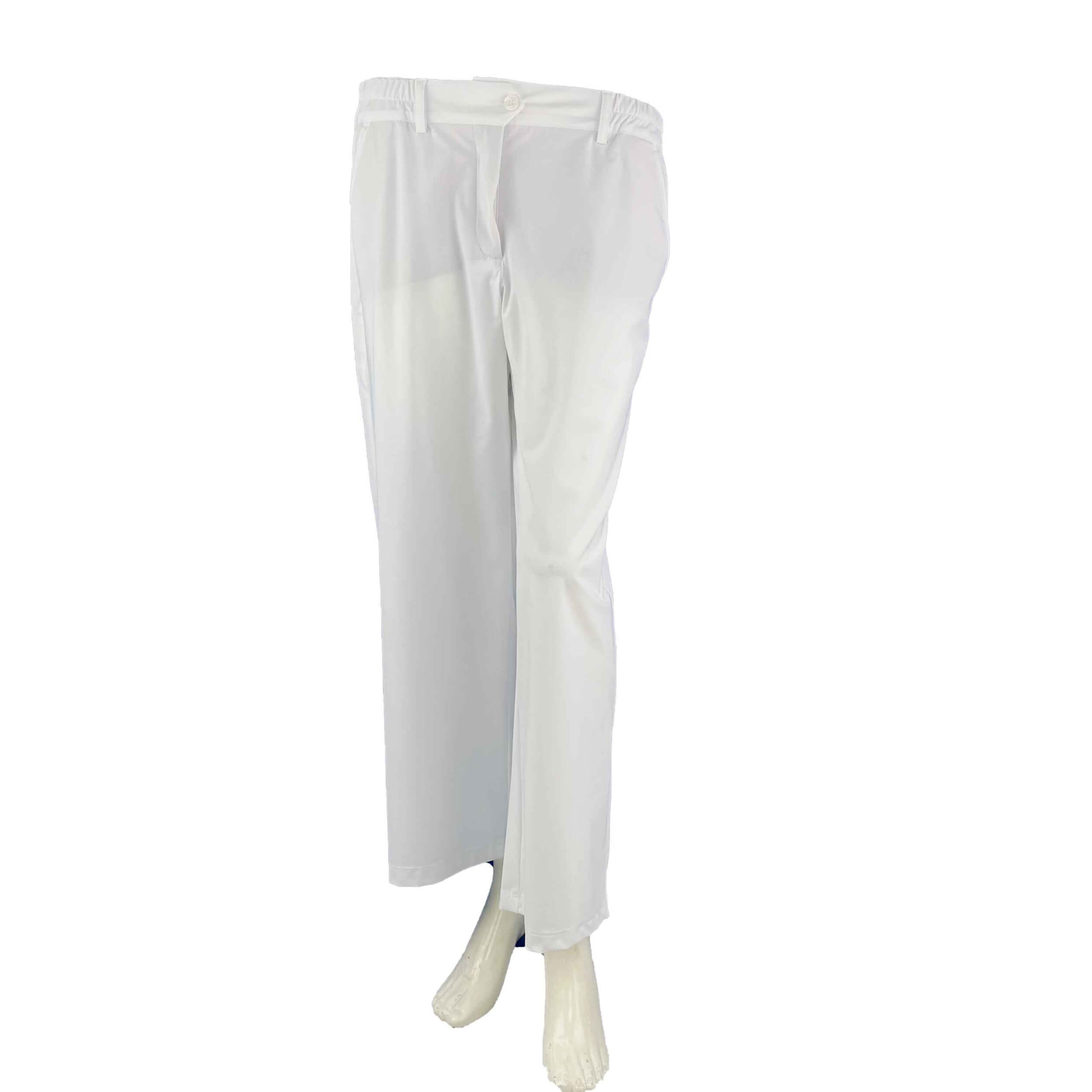 Chervo Mujer Pantalones Pirata Culote Culottes Primavera Sol Bloquear Blanco 100