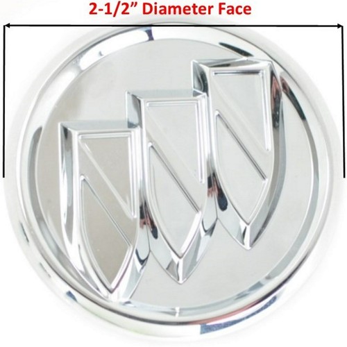 Set of 4 Buick Chrome Center Caps 2.5 IN LaCrosse Regal Lucerne 9595157 9594955 - Picture 2 of 2