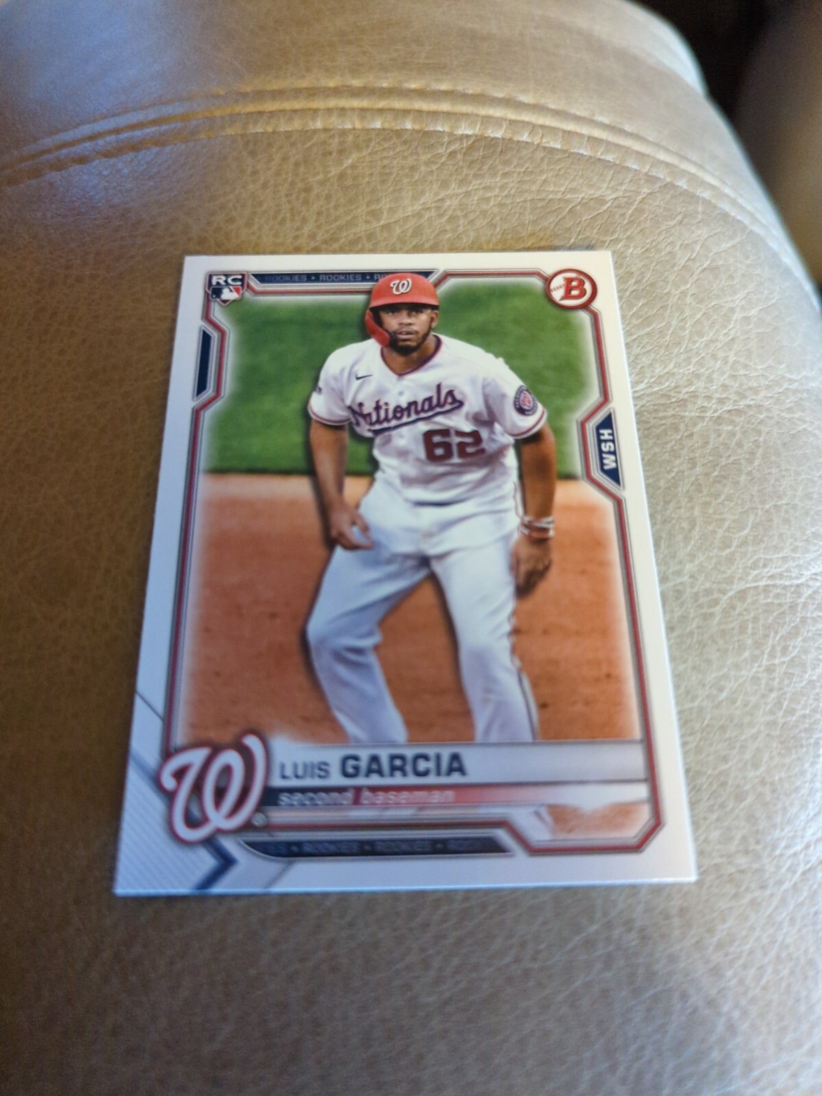 2021 Bowman #5 Luis Garcia RC Rookie Nationals