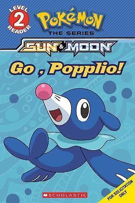Go, Popplio!; Pokemon, Level 2: Sun & Moon - 9781338148664, paperback, Barbo