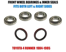 Toyota 4 Runner Front Wheel Bearings & Seals Set 1984-1985