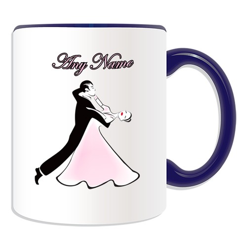 Personalised Gift Foxtrot Waltz Dancer Mug Money Box Cup Dance Ballroom Tango - Picture 8 of 20
