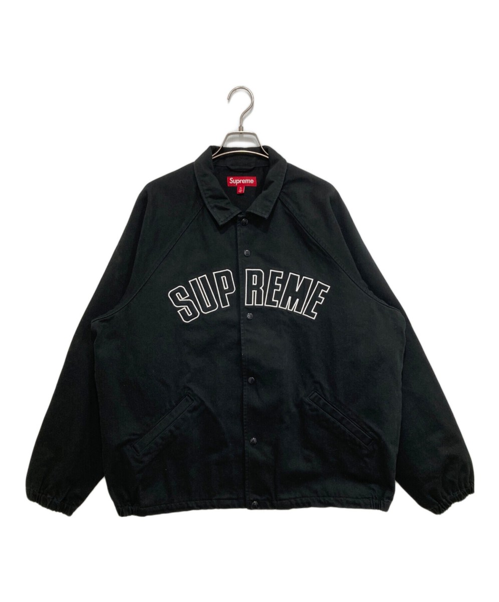 SUPREME Supreme Arc Denim Coaches Jacket Size: XL Black Men SUPREME Supreme Arc Denim Coaches Jacket Size: XL Black Men