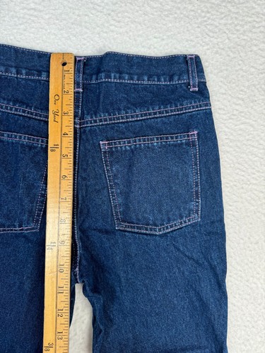 Vintage 2001 Powerpuff Girls Jeans Youth M (7/8) Embroidered Logo - Picture 12 of 14